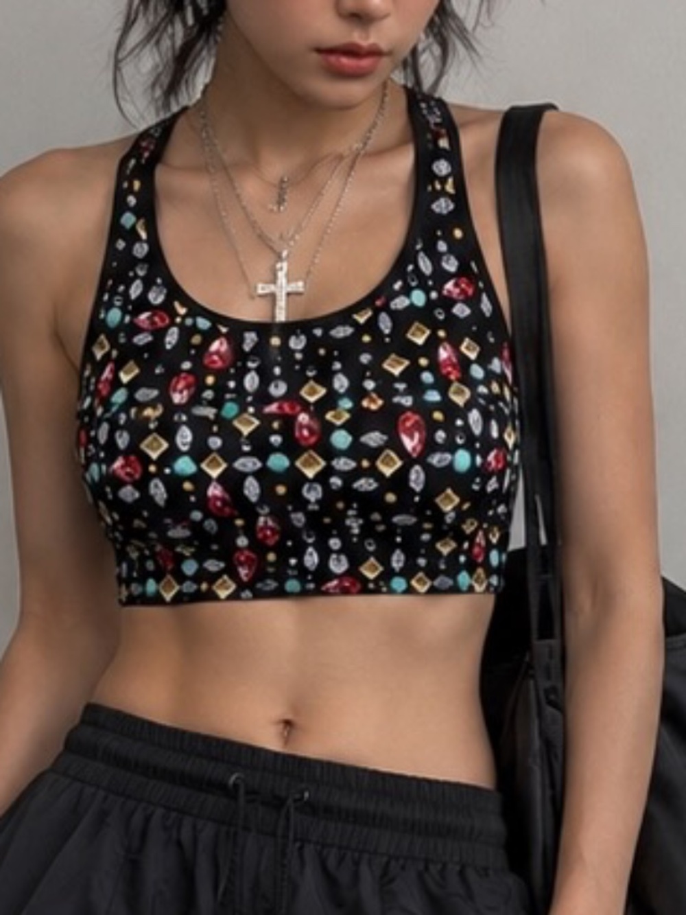 Victoria Sport Bra Womens Size Medium Multicolor Athletic Gym